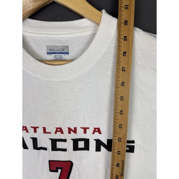 Vintage Y2K NFL Michael Vick Atlanta Falcons Reeboks White Shirt Promo Rare #7 - Picture 13 of 13